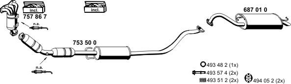 ERNST 180042 - Échappement droxauto.com