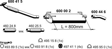 ERNST 340011 - Échappement droxauto.com