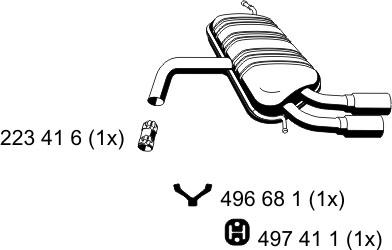 ERNST 203050 - Silencieux arrière droxauto.com