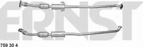 ERNST 759304 - Catalyseur droxauto.com
