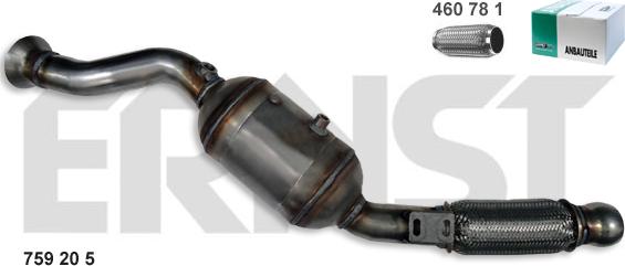 ERNST 759205 - Catalyseur droxauto.com