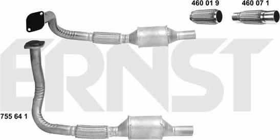 ERNST 755641 - Catalyseur droxauto.com