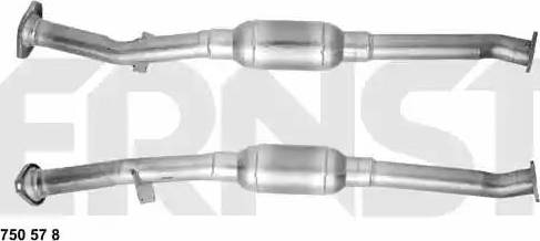 ERNST 750578 - Catalyseur droxauto.com