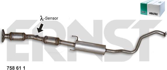 ERNST 758611 - Catalyseur droxauto.com