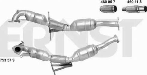 ERNST 753579 - Catalyseur droxauto.com