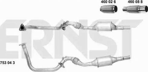 ERNST 753043 - Catalyseur droxauto.com