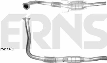 ERNST 752145 - Catalyseur droxauto.com