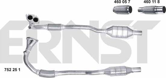 ERNST 752251 - Catalyseur droxauto.com