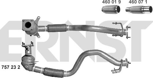 ERNST 757232 - Catalyseur droxauto.com