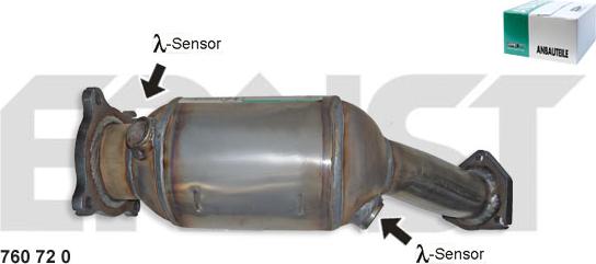 ERNST 760720 - Catalyseur droxauto.com