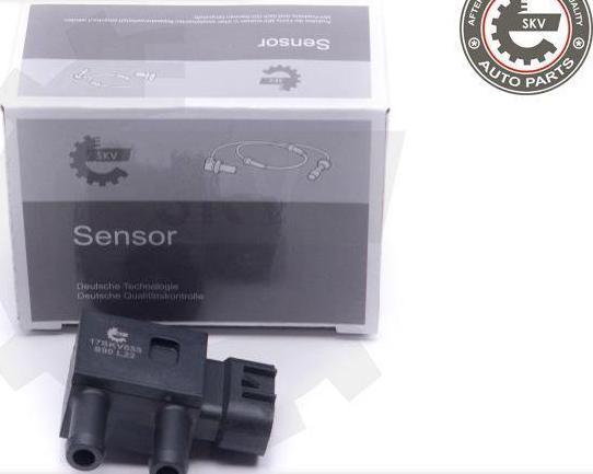 Esen SKV 17SKV655 - Capteur, pression des gaz échappement droxauto.com