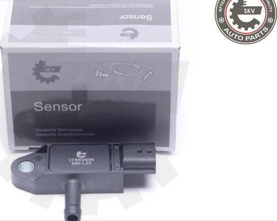 Esen SKV 17SKV656 - Capteur, pression des gaz échappement droxauto.com