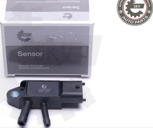 Esen SKV 17SKV658 - Capteur, pression des gaz échappement droxauto.com