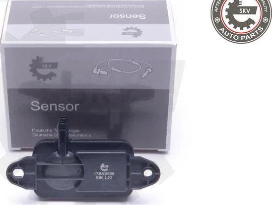 Esen SKV 17SKV668 - Capteur, pression des gaz échappement droxauto.com