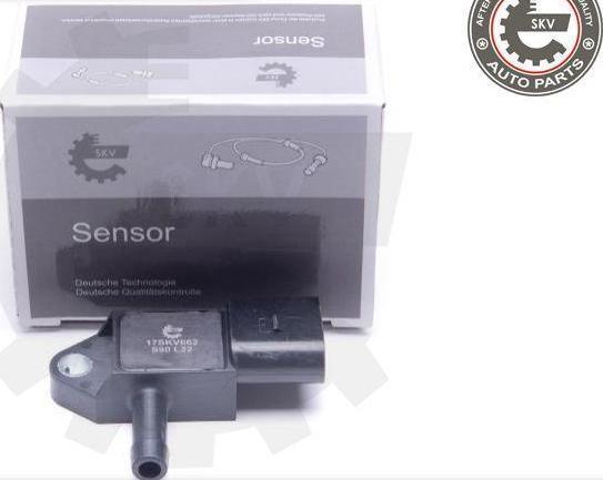 Esen SKV 17SKV662 - Capteur, pression des gaz échappement droxauto.com
