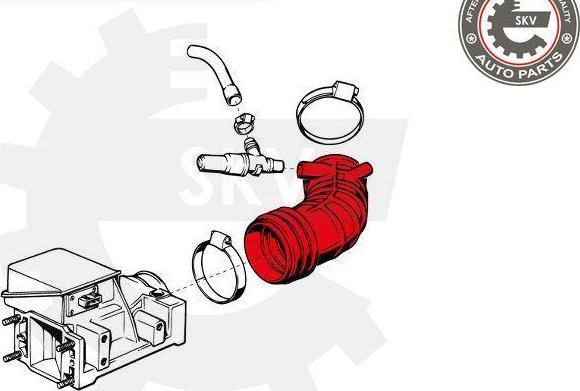 Esen SKV 24SKV478 - Tuyau d'aspiration, alimentation d'air droxauto.com