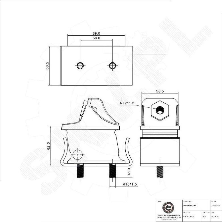 Esen SKV 75SKV016 - Support moteur droxauto.com