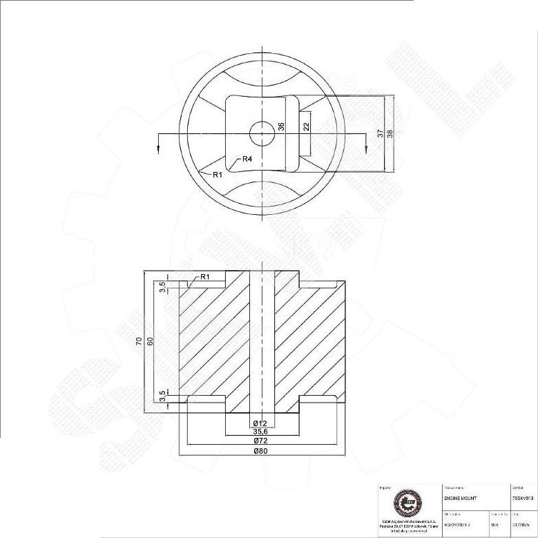Esen SKV 75SKV013 - Support moteur droxauto.com