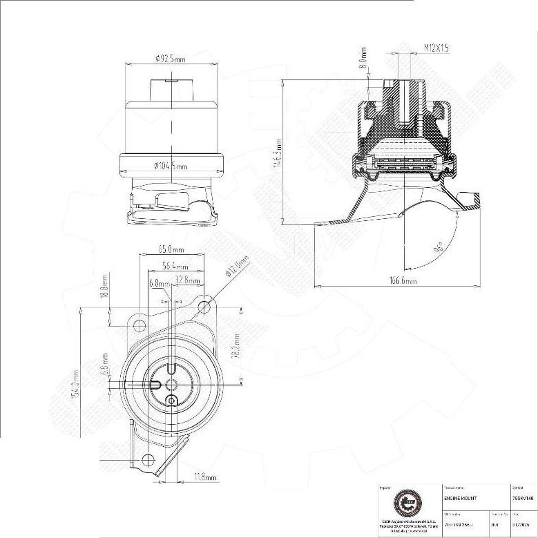 Esen SKV 75SKV140 - Support moteur droxauto.com