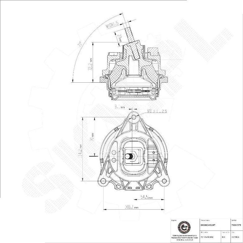 Esen SKV 75SKV179 - Support moteur droxauto.com