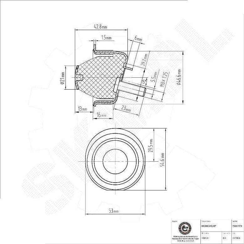 Esen SKV 75SKV173 - Support moteur droxauto.com