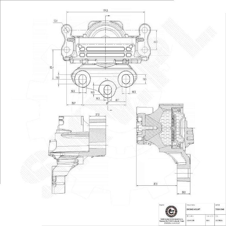Esen SKV 75SKV340 - Support moteur droxauto.com