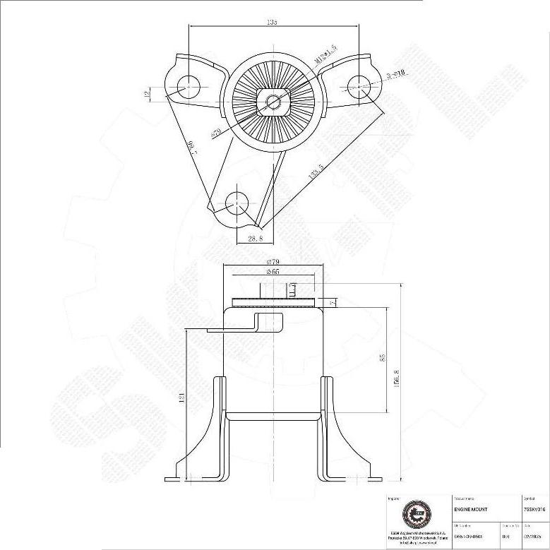 Esen SKV 75SKV316 - Support moteur droxauto.com