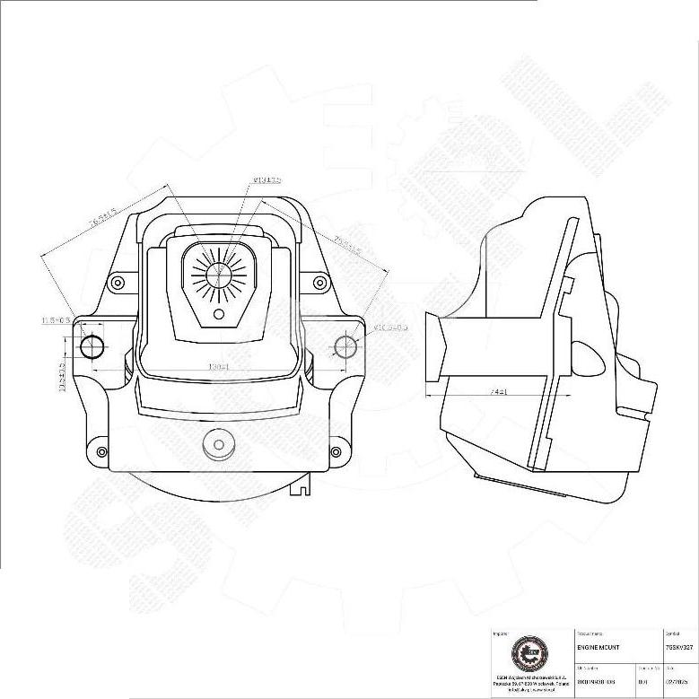 Esen SKV 75SKV327 - Support moteur droxauto.com