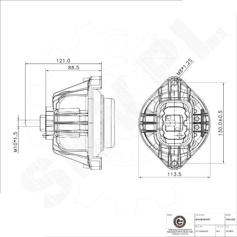 Esen SKV 75SKV290 - Support moteur droxauto.com