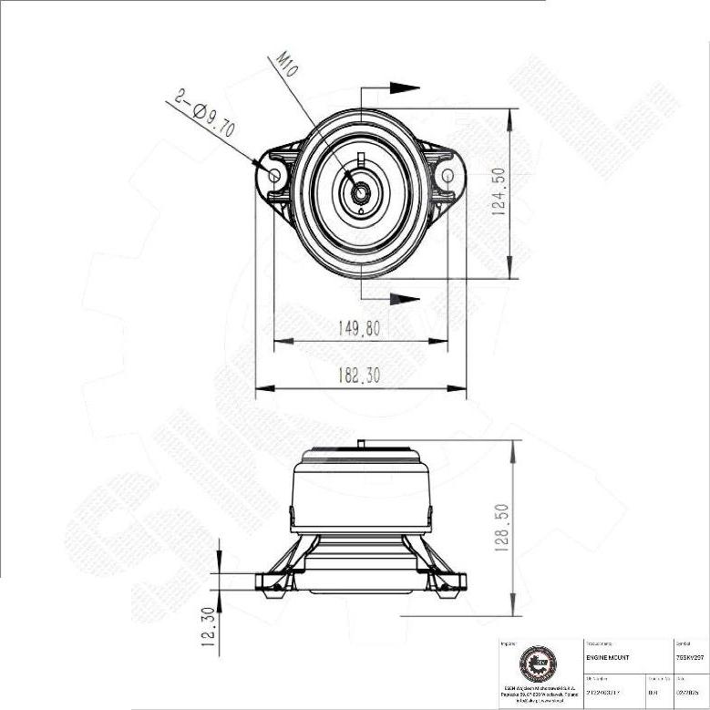 Esen SKV 75SKV297 - Support moteur droxauto.com