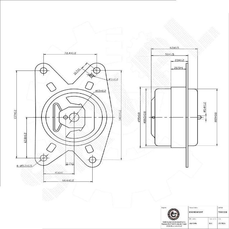 Esen SKV 75SKV260 - Support moteur droxauto.com