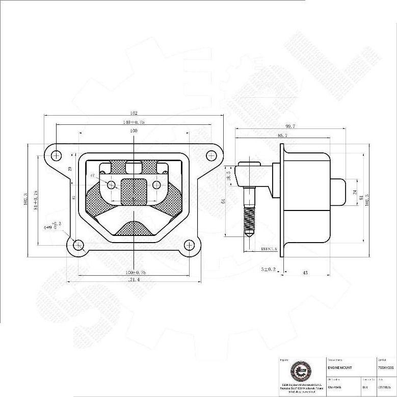 Esen SKV 75SKV235 - Support moteur droxauto.com