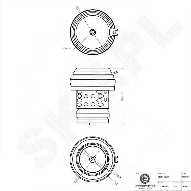 Esen SKV 75SKV238 - Support moteur droxauto.com