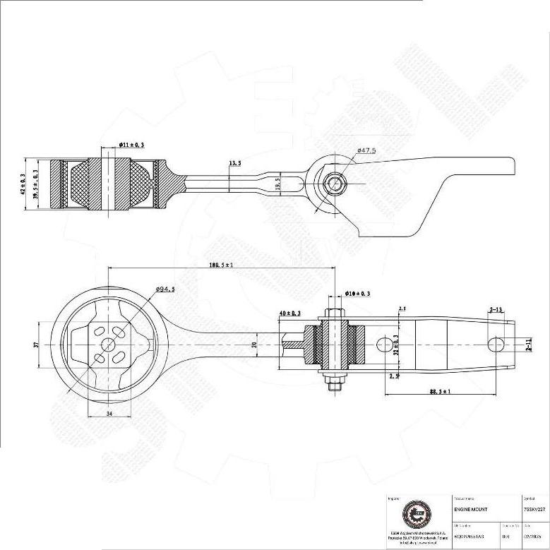 Esen SKV 75SKV227 - Support moteur droxauto.com