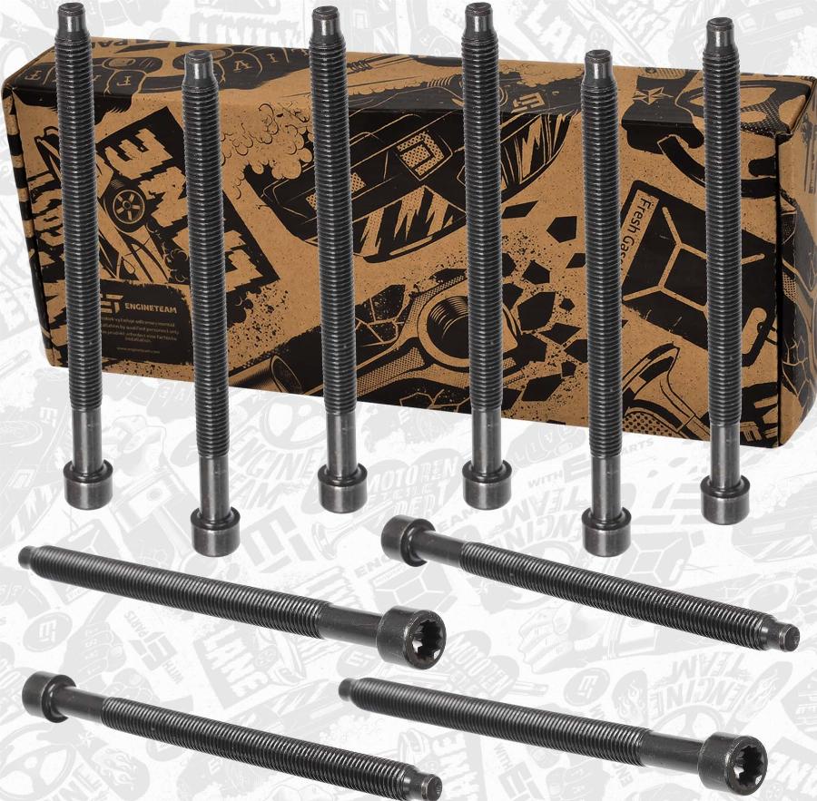 ET Engineteam BS0057 - Jeu de boulons de culasse de cylindre droxauto.com