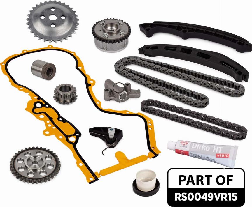 ET Engineteam RS0049VR15 - Kit de distribution par chaîne droxauto.com