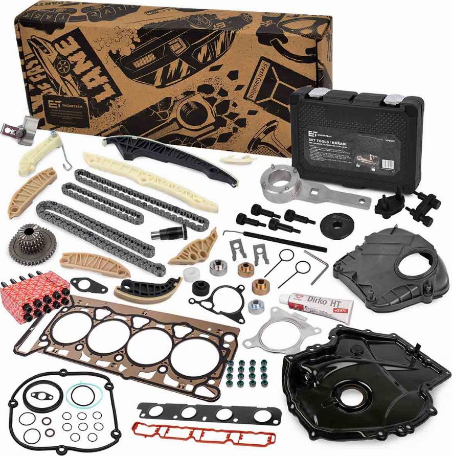 ET Engineteam RS0069VR4 - Kit de distribution par chaîne droxauto.com