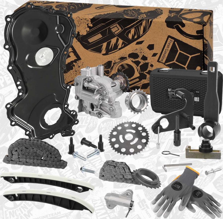 ET Engineteam RS0118VR5 - Kit de distribution par chaîne droxauto.com