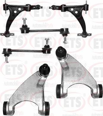 ETS 01.KT.201 - Kit de réparation, bras triangulaire droxauto.com