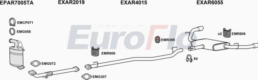 EuroFlo ARGIU20D 1008D - Échappement droxauto.com
