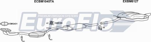 EuroFlo BM316C18 1001 - Échappement droxauto.com
