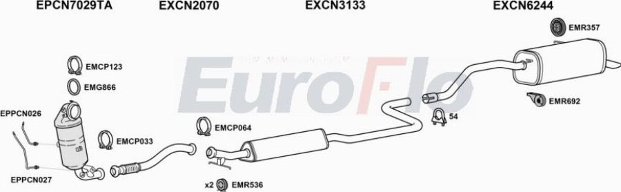 EuroFlo VLCOM12 7001B - Échappement droxauto.com