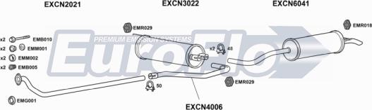 EuroFlo CNBX19D 3001 - Échappement droxauto.com