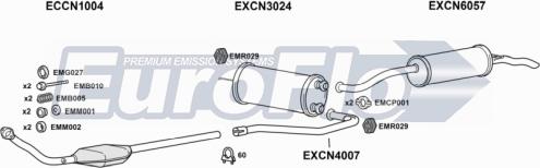 EuroFlo CNBX16 3004 - Échappement droxauto.com
