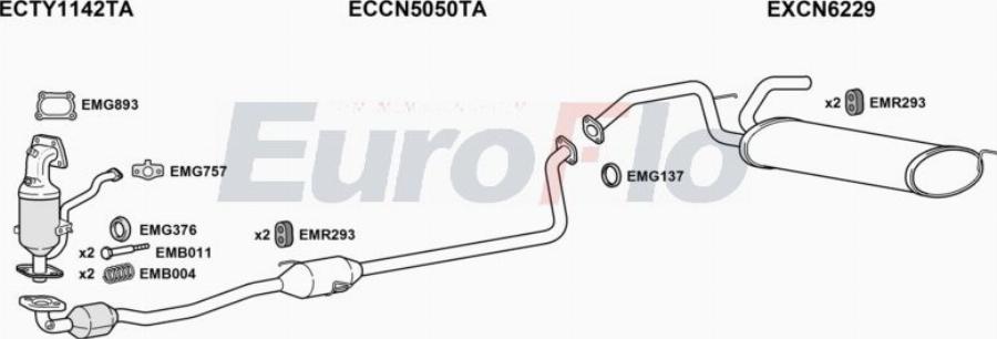 EuroFlo CNC110 1016 - Échappement droxauto.com