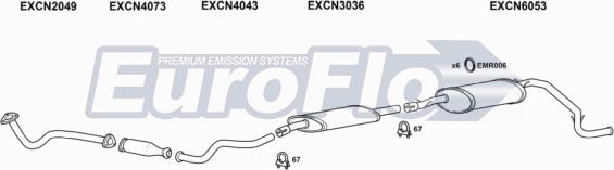 EuroFlo FTDUC25D 7011 - Échappement droxauto.com