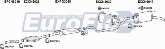 EuroFlo CNXM25D 3001B - Échappement droxauto.com