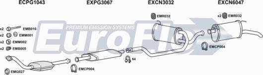 EuroFlo CNXM21D 3001C - Échappement droxauto.com