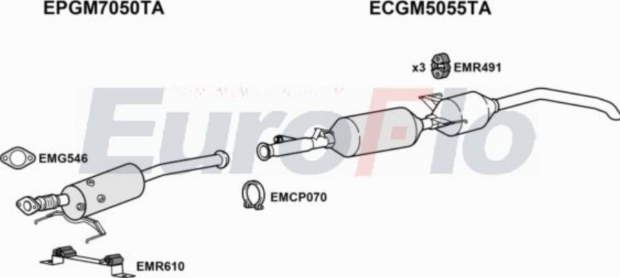 EuroFlo RNMAS23D 6016 - Échappement droxauto.com