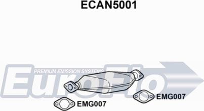 EuroFlo ECAN5001 - Catalyseur droxauto.com